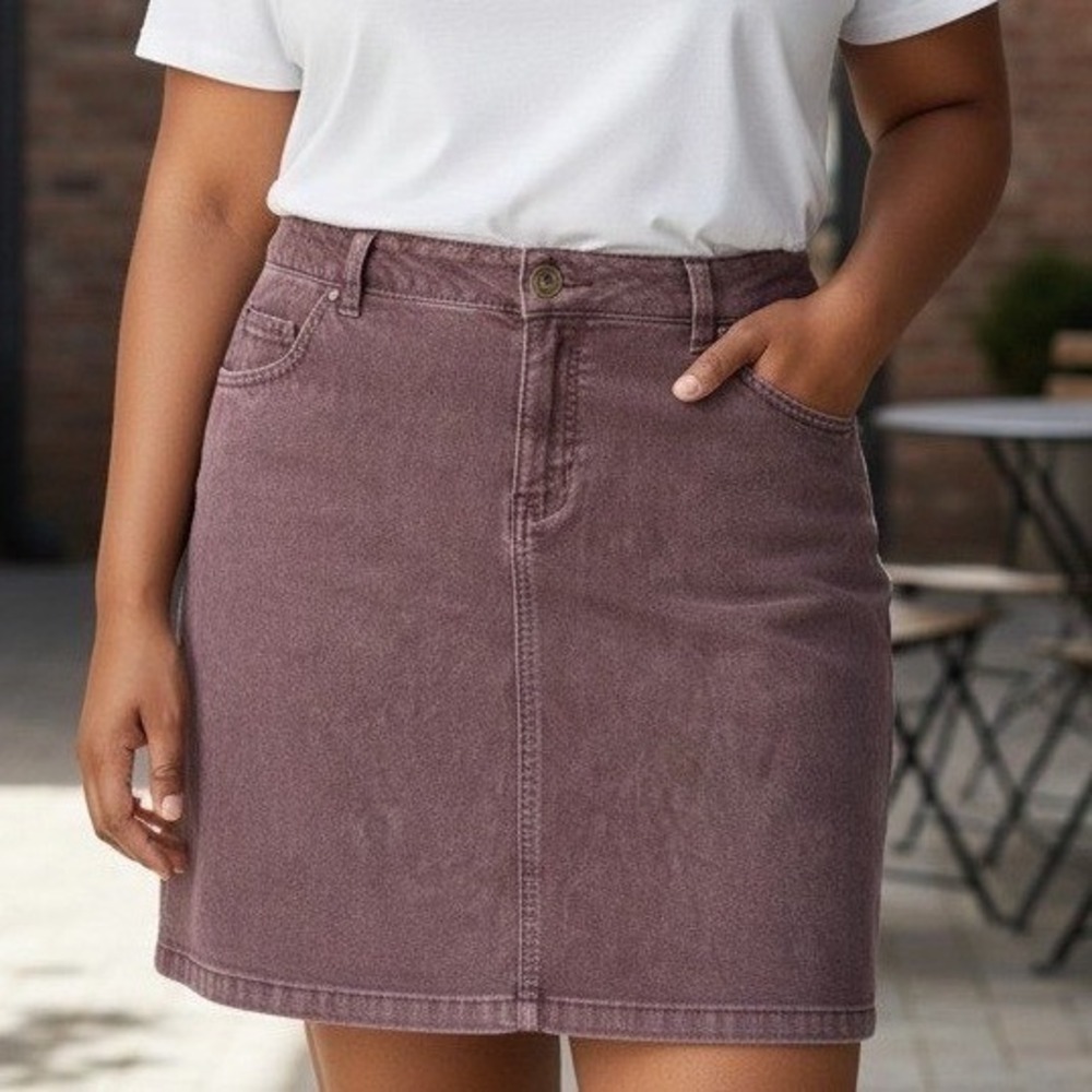 Vintage Corduroy Skirt Size 14 Gap Jeans A-Line Casual